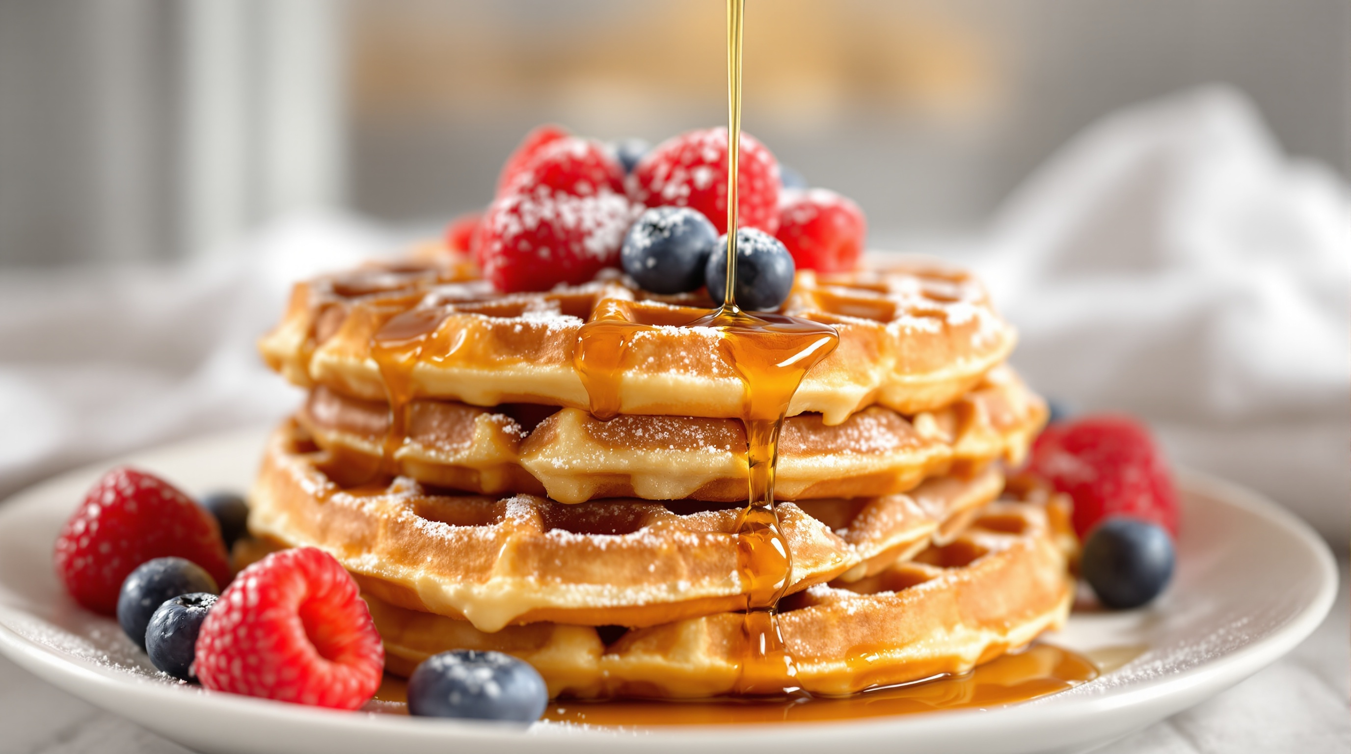 Gofry przepis - puszyste i chrupiące gofry jak z cukierni